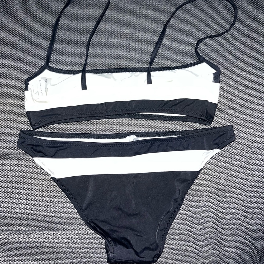 Solid And Striped Swimsuit - image 3